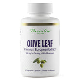 Paradise Herbs Olive Leaf Extract, bouteille avec étiquette, soutien antioxydant potentiel.