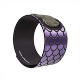 PARA'KITO bracelet anti-moustiques Or mermaid violet pour une protection portable.