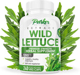 Parker Naturals Wild Lettuce Extract – bouteille montrant une solution naturelle pour le repos