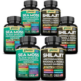 Parrox Shilajit et Sea Moss — bundle complet pour énergie et équilibre quotidien.