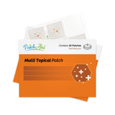 PatchAid Multi Plus emballage et étiquette, présentation discrète pour usage quotidien