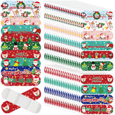 Pansements Patelai Noël pour enfants, motifs cartoon, protection rapide des petites coupures mineures