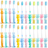 Brosse Patelai enfant Lapin bleu, nettoyage en douceur et jeu engageant.