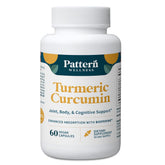 Pattern Wellness Curcuminoïdes Bioperine sur bouteille, soutien articulations