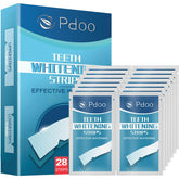 Pdoo bandes-blanchiment-dents adhésives sans-glisse facilitant l’application stable.
