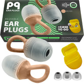 Peace&Quiet bouchons d'oreille pour dormir avec réduction jusqu'à 28 dB, repos calme.