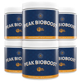 Peak BioBoost: poudre prébiotique sans arôme se mélange facilement dans vos boissons.
