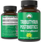 Peak Performance CoreBiome Tributyrin: bouteille avec capsules faciles à prendre pour le soutien digestif