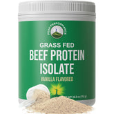 Protéine Peak Performance boeuf isolat en bouteille vanille, goût riche pour post-entraînement