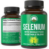 Peak Performance sélénium avec mélange fruits et légumes, absorption optimale.