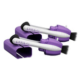 Peeps CarbonKlean pour lunettes, vue avant nette et sans traces.