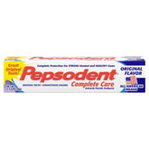 Pepsodent Complete Care Pâte Dentaire Goût Classique – emballage de 3 tubes pratique pour la routine bucco-dentaire.