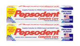 Pepsodent Soin Complet en tube classique, protection contre les caries et haleine fraîche.