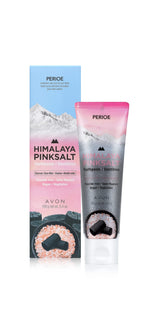 Dentifrice PERIOE sans fluorure au sel rose Himalaya dans sa bouteille