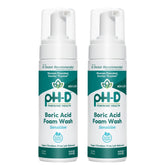Ph-D Douche mousse acide borique, nettoyage en douceur.