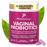 PharmaSupps Probiotique féminin – bouteille suggérant une routine quotidienne