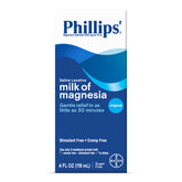 Phillips’ Lait de Magnésie Original, bouteille 4onces, soulagement doux et pratique.