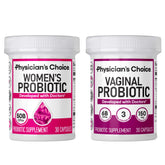 Physician's CHOICE duo féminin, emballage clair favorisant l'équilibre intime potentiel.