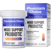 Mood Probiotic Physician's Choice – bouteille avec soutien potentiel à l'humeur.