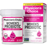 Physician's Choice Probiotiques – Bouteille pratique pour l'équilibre féminin et digestif.