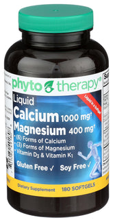 Phyto-Therapy Calcium Magnesium en bouteille, apport quotidien pratique.