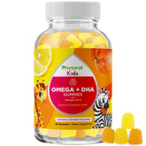 Phytoral Gommes Omega DHA pour Enfants – emballage avant, présentation pratique et naturelle