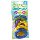 Bracelets PIC spirales citronnelle, pack 10 prêt pour sorties en plein air.