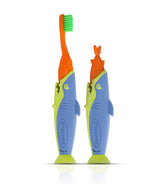 Pierrot Sharky brosse dents enfant poils doux pour un brossage en douceur.