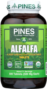 Pines Alfalfa – emballage clair démontrant la vérification sans OGM