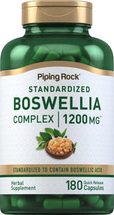 Piping Rock Boswellia extrait capsules, format pratique pour routine quotidienne