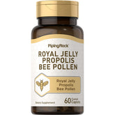 Piping Rock Gelée Royale Propolis Pollen caplets – pratique pour la routine quotidienne