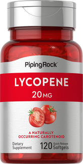 Piping Rock Lycopène - capsules molles en bouteille pour un usage quotidien
