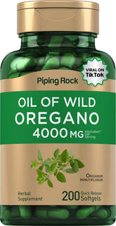 Piping Rock Origan huile – bouteille pratique pour une prise quotidienne.