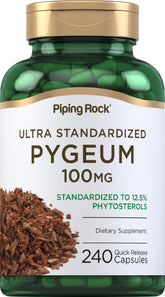 Piping Rock Pygeum, gélules d'extrait concentré pratique au quotidien.