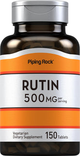 Piping Rock Rutin 500mg — bouteille pratique et dose facile à prendre.