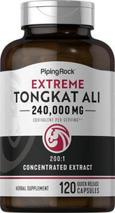 Piping Rock Tongkat Ali – capsules, soutien potentiel d'énergie pour la journée