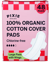 Pixie Cup coton bio: couche ultra-fine pour une protection quotidienne discrète.