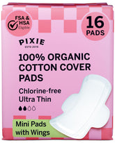 Pixie Cup mini protège-slip ado, aperçu du paquet.
