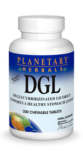 Planetary Herbals DGL, tablette à mâcher avant repas, soutien potentiel à l’estomac