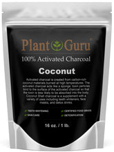Plant Guru Charbon activé Poudre coco pour blanchiment des dents et sourire éclatant