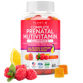 PLANT.O NUTRITION Gummies prénatales dans un flacon pratique.