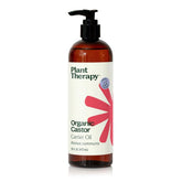 Plant Therapy huile de castor – bouteille biologique pressée à froid.