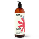 Huile de ricin Plant Therapy en bouteille 946 ml pour cheveux et peau.