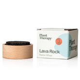 Plant Therapy diffuseur passif en pierre de lave avec base en bois.