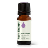 Sauge sclarée Plant Therapy, flacon 10 mL, pure et naturelle.