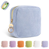 Sac Playexen pour période en velours côtelé bleu, rangement discret et pratique