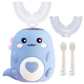 Brosse PLAYIKO pour enfants au design dinosaure, facilitant le brossage quotidien.