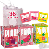 Plink Fruity Variety Pack tablettes dans l'eau pour hydratation rapide et pratique