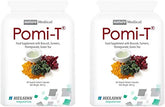 Capsules Pomi-T dans l’emballage, formulation naturelle à base de légumes et thé vert.