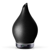 Porseme diffuseur aromathérapie en céramique 150 ml noir, ambiance apaisante pour salon et chambre.